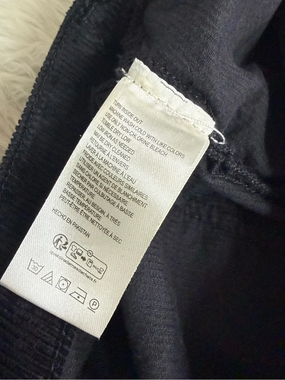 Pilcro Anthropologie Corduroy Flare Pants Black Size 29 High Rise
